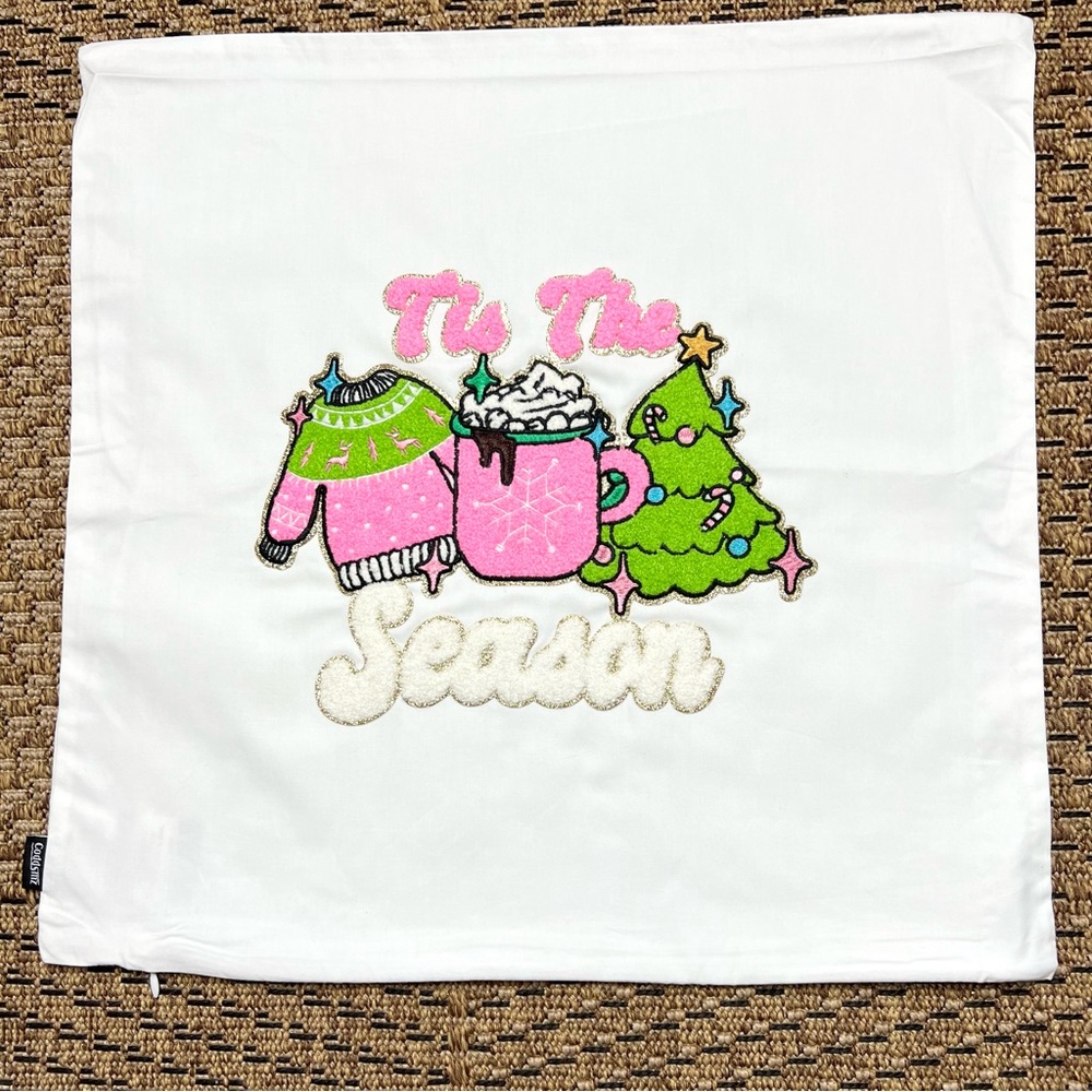 18x18 “’Tis the Season” Pillow Cover